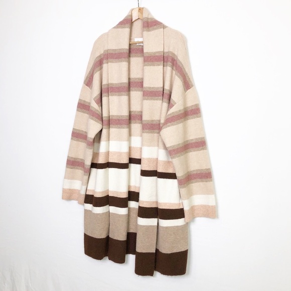 Anthropologie The Mariel Long lined striped color block cardigan - Picture 4 of 12